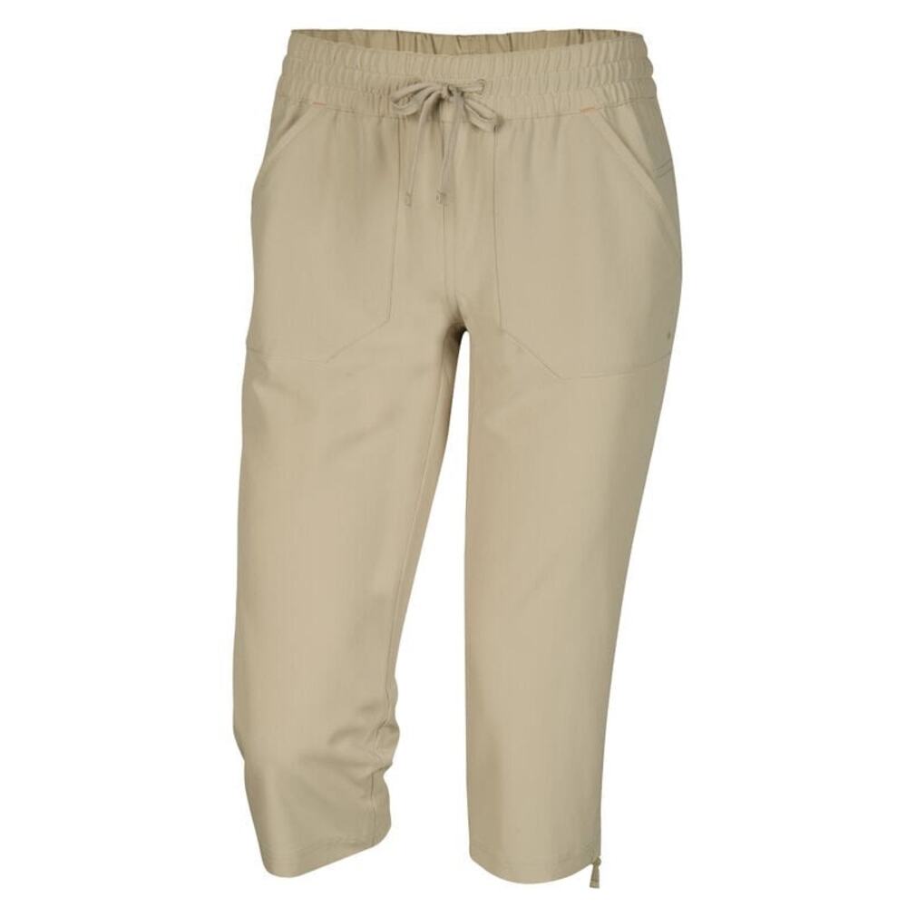 Nepallo Women’s Trophy Quick Dry Capri Pant Beige Size Small